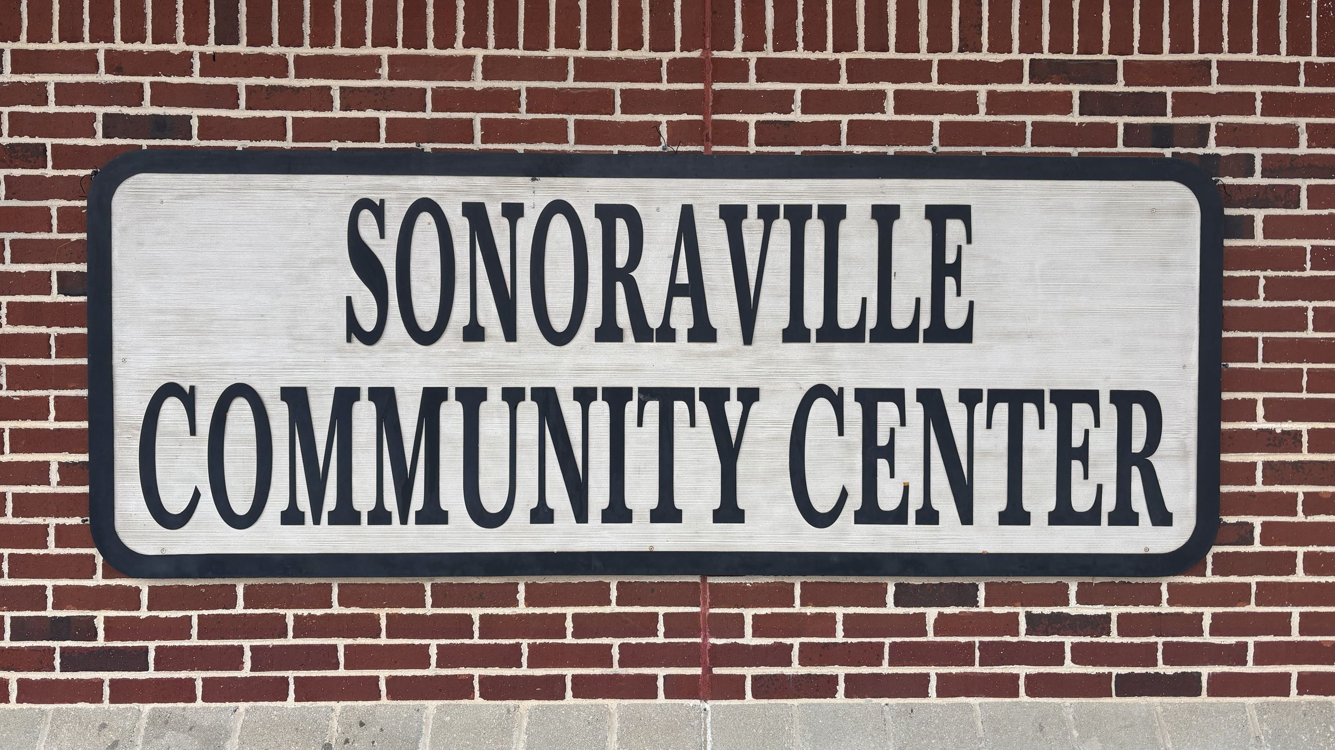 Sonoraville rec center sign